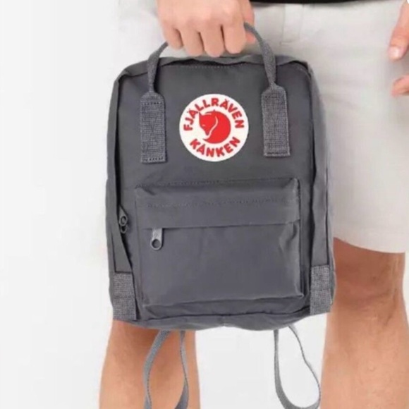 Fjallraven Kanken Mini Backpack Unisex in Super Gray - Picture 14 of 15